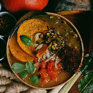 Spicy Pumpkin Miso Ramen 