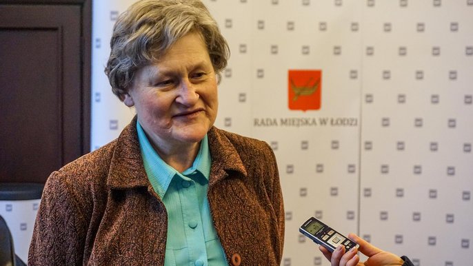 Anna Lucińska, radna PiS - Grzegorz Sikora, UMŁ