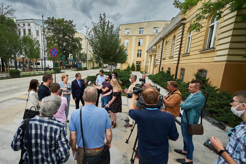 Ulica Tuwima. Nowe Centrum Łodzi - wielopłaszczyznowy projekt miejski, łączący rewitalizację z biznesem, kulturą i nauką. fot. Radosław Jóźwiak