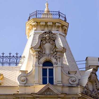 Detale architektoniczne Kamienica Pinkusa i Landego w Łodzi