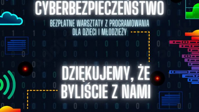Koduj z Gigantami - dziękujemy, że byliście z nami. Grafika z podziękowaniami. Koduj z Gigantami - dziękujemy, że byliście z nami. Grafika z podziękowaniami. - Koduj z Gigantami - dziękujemy, że byliście z nami. Grafika z podziękowaniami.