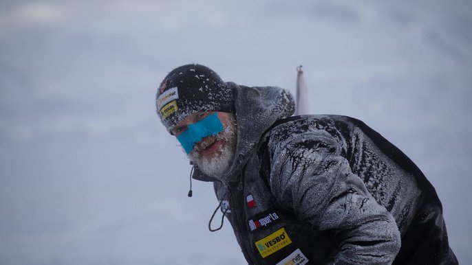 Michał Kiełbasiński na trasie RunDOG - fot. z arch. sportowca