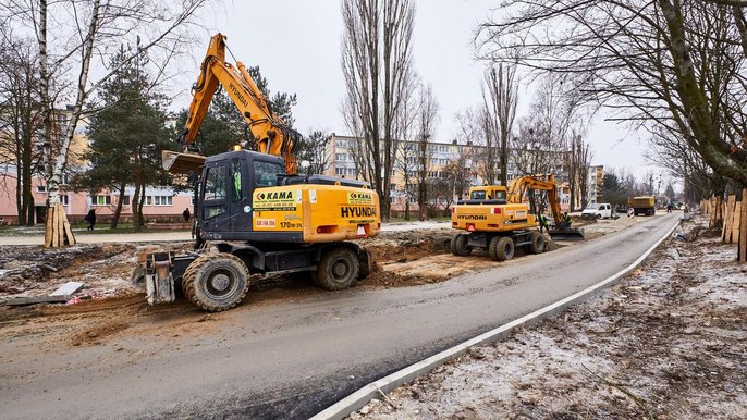 Przebudowa ul. Grota-Roweckiego Przebudowa ul. Grota-Roweckiego - mat. ZIM