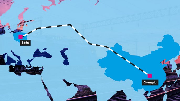 Istniejące od 2013 roku połączenie kolejowe cargo z łódzkiego Olechowa do chińskiego Syczuanu jest najszybszym w Europie, a także jedynym, które ma ustalony harmonogram przewozów na cały rok Istniejące od 2013 roku połączenie kolejowe cargo z łódzkiego Olechowa do chińskiego Syczuanu jest najszybszym w Europie, a także jedynym, które ma ustalony harmonogram przewozów na cały rok - fot. z arch UMŁ