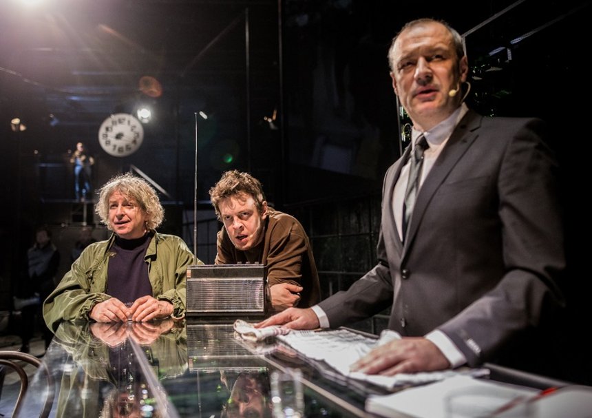 Teatr Nowy im. Kazimierza Dejmka w Łodzi pokazał premierowy spektakl „POCZEKALNIA. Kaczmarski/Tymański” w 2018 roku. fot. HaWa