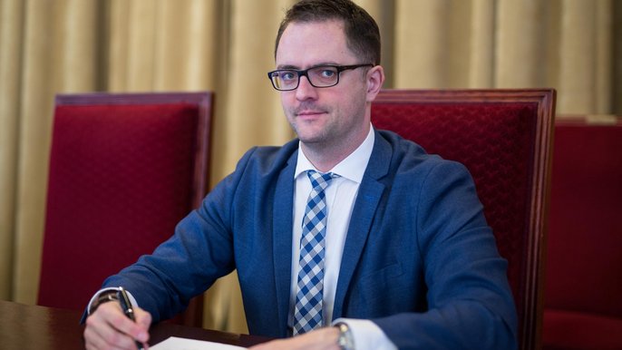 Paweł Bliźniuk, wiceprzewodniczący Rady Miejskiej Paweł Bliźniuk, wiceprzewodniczący Rady Miejskiej - Witold Ancerowicz, UMŁ