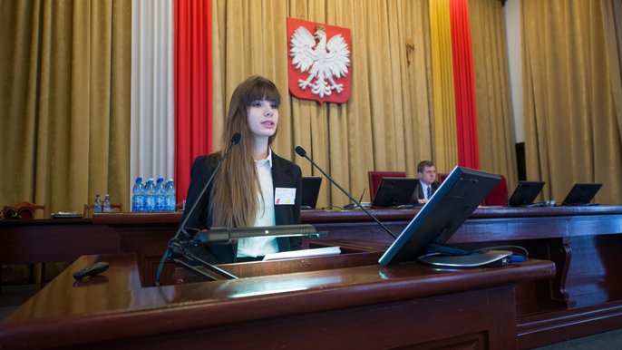Do udziału w biegu namawiała Julia Łowcewicz z MRM Do udziału w biegu namawiała Julia Łowcewicz z MRM - Witold Ancerowicz, UMŁ