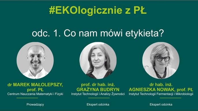 Ekologicznie z PŁ Ekologicznie z PŁ