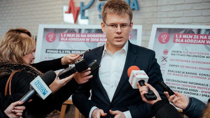 Radny Adam Wieczorek Radny Adam Wieczorek - fot. Radosław Żydowicz / UMŁ