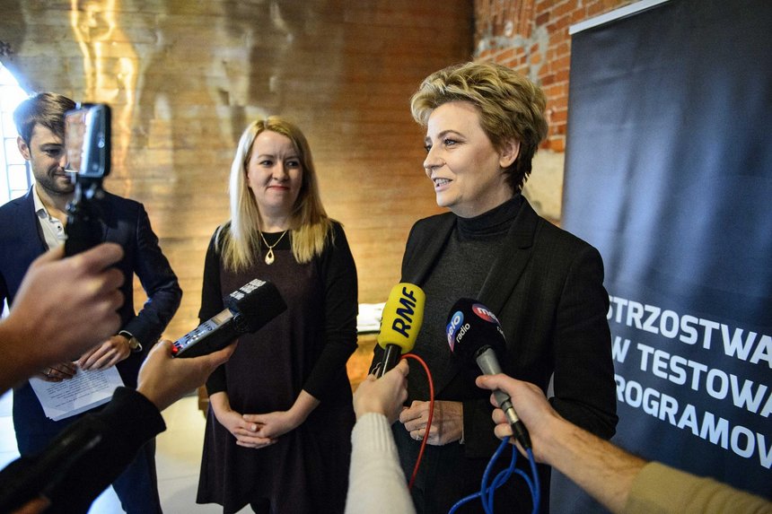 Prezydent Hanna Zdanowska przypomniała, że w branży IT pracuje w Łodzi ponad ok. 6 tys. osób. Jest to ponad 30 firm fot. Radosław Jóźwiak / UMŁ