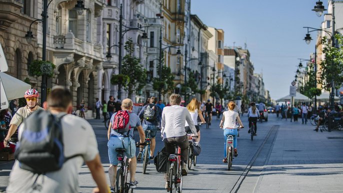 Chodź z nami po Łodzi, czyli Europejski Tydzień Zrównoważonego Transportu - fot. z arch. UMŁ