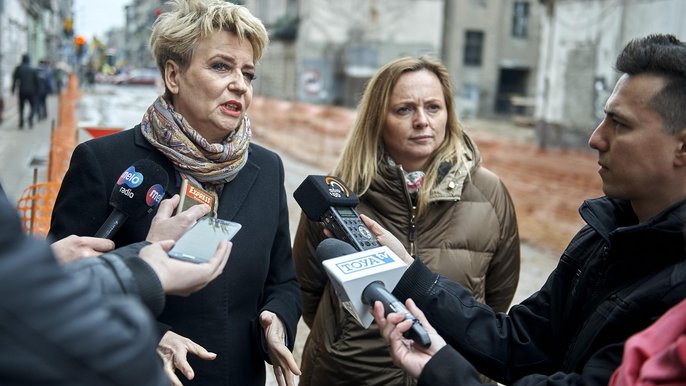 Hanna Zdanowska i Joanna Skrzydlewska zapowiadają, że w tym roku zobaczymy pierwsze efekty prac Hanna Zdanowska i Joanna Skrzydlewska zapowiadają, że w tym roku zobaczymy pierwsze efekty prac - fot. Radosław Jóźwiak / UMŁ