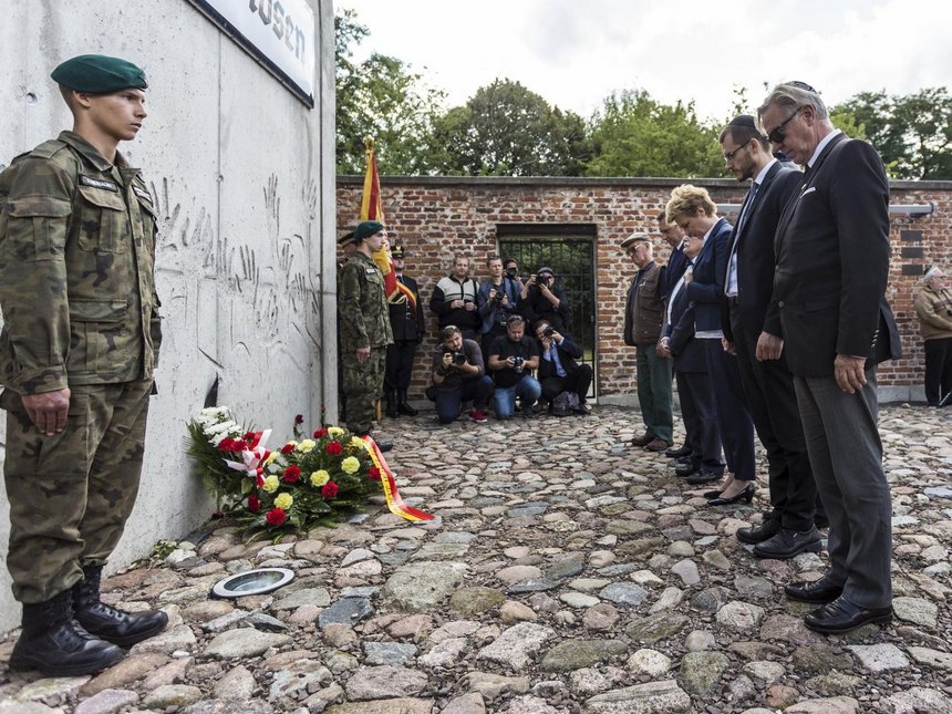 Stacja Radegast. Obchody 73. rocznicy likwidacji Litzmannstadt Getto i 75. rocznicy Wielkiej Szpery. fot. Stefan Brajter