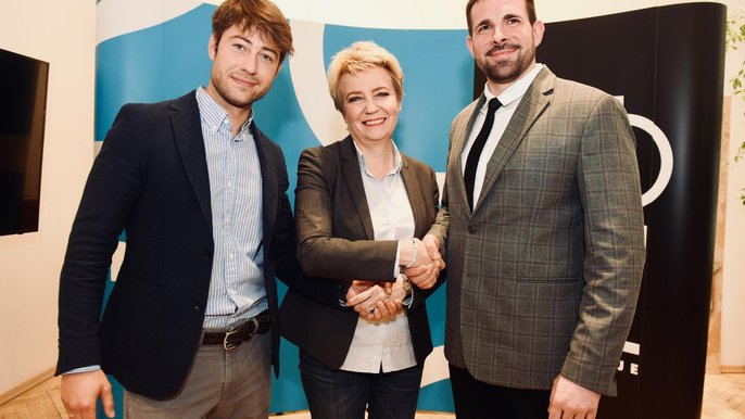 Od lewej: Adam Pustelnik, Hanna Zdanowska, Michał Śmiechowicz Od lewej: Adam Pustelnik, Hanna Zdanowska, Michał Śmiechowicz - fot. Paweł Łacheta / UMŁ