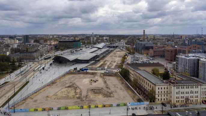 Budowa będzie skoordynowana z pracami na działce wykupionej przez firmę Ghelamco Budowa będzie skoordynowana z pracami na działce wykupionej przez firmę Ghelamco - fot. Stefan Brajter / UMŁ
