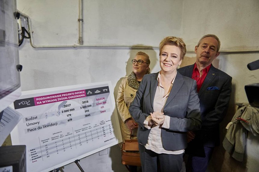 W budynku przy al. Piłsudskiego 67 wymieniono 156 pieców, przyłączając się jednocześnie do miejskiej sieci ciepłowniczej fot. Radosław Jóźwiak / UMŁ